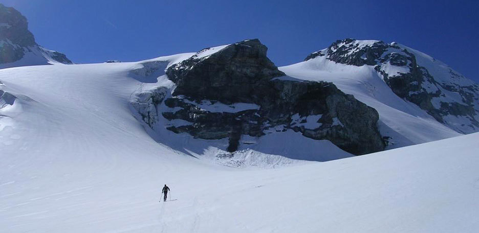 Ski Mountaineering to Cima Tuckett from Stelvio Pass
