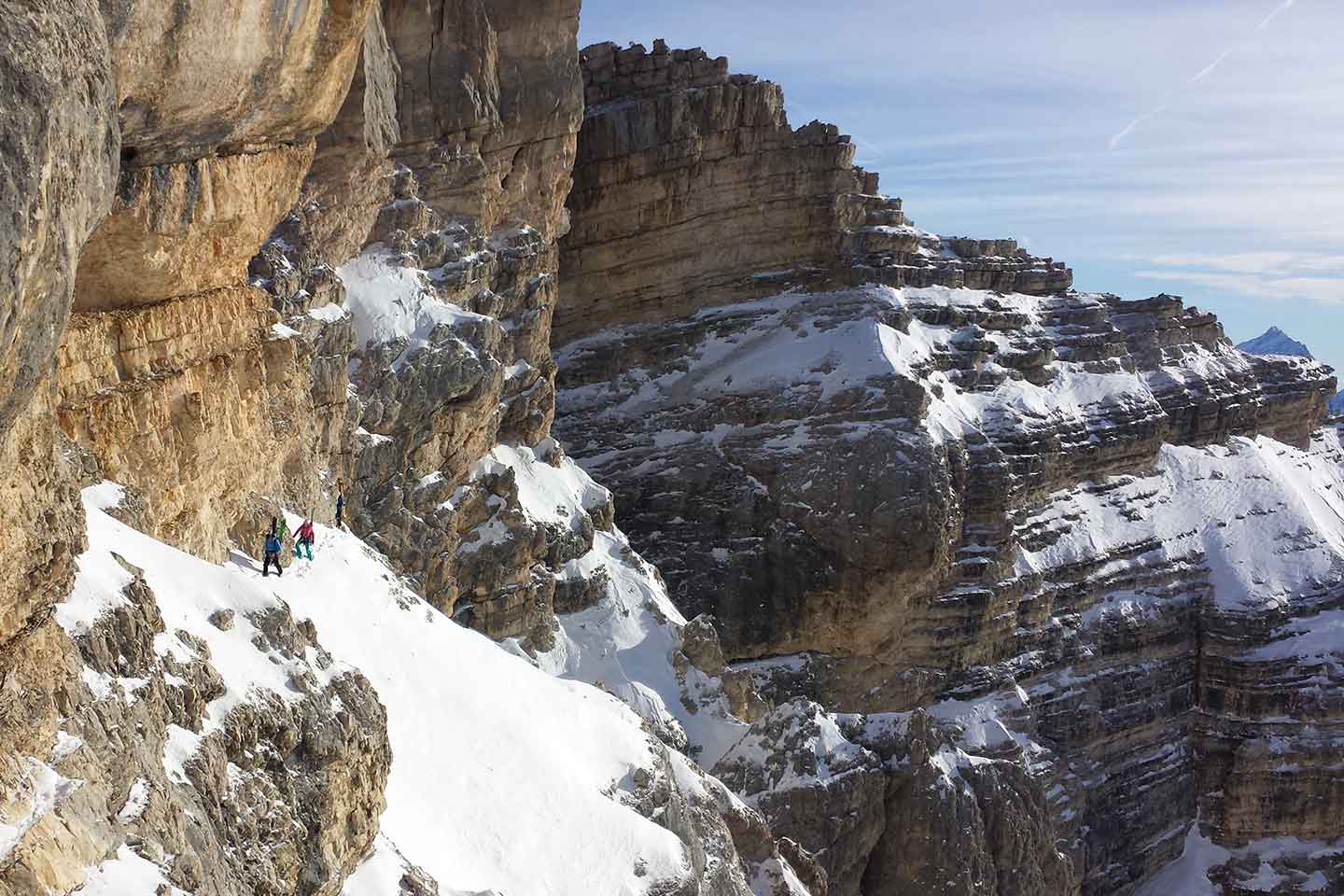 Sci Fuoripista e Ferrata al Vallon de Tofana Sci Fuoripista e Ferrata al Vallon de Tofana