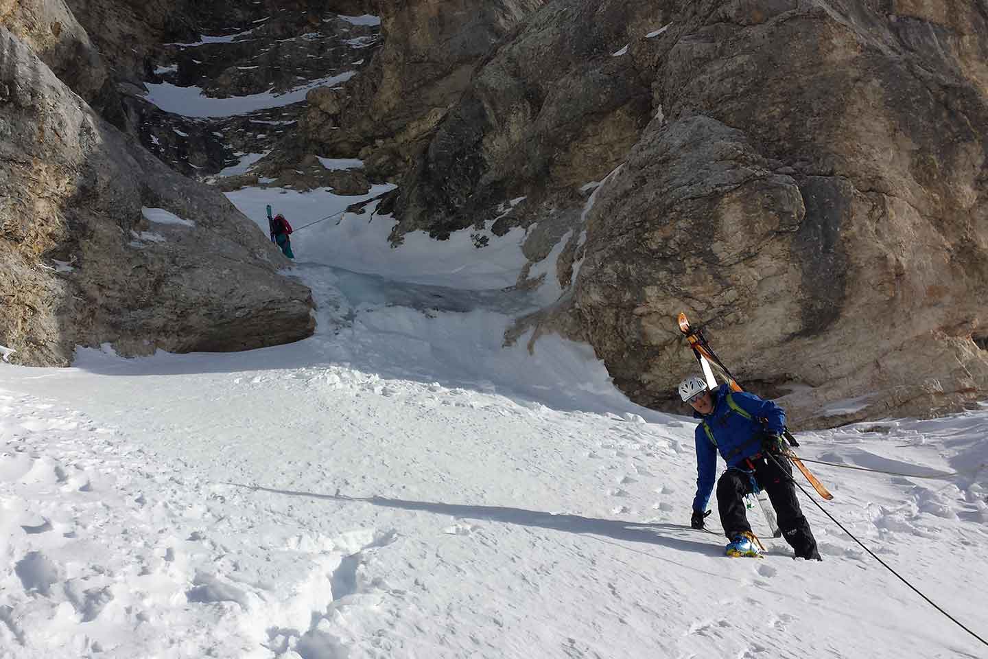 Sci Fuoripista e Ferrata al Vallon de Tofana Sci Fuoripista e Ferrata al Vallon de Tofana