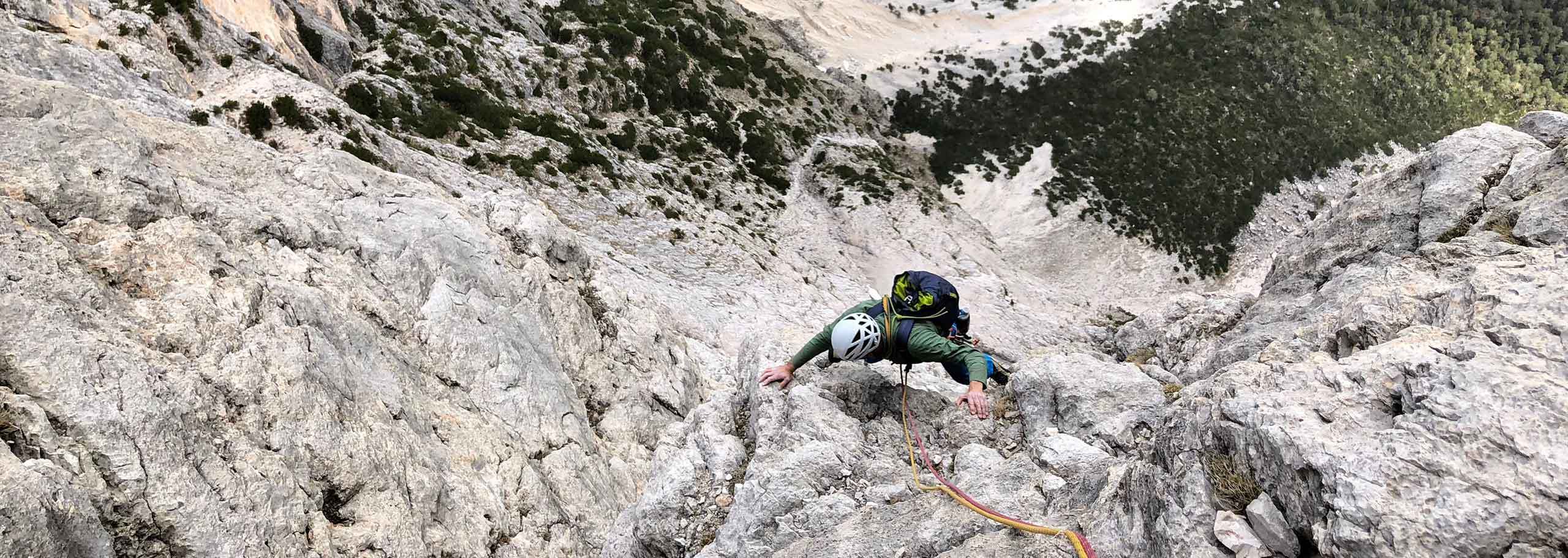 Dolomites Rock Climbing, Trad and Sport Climbing Experience