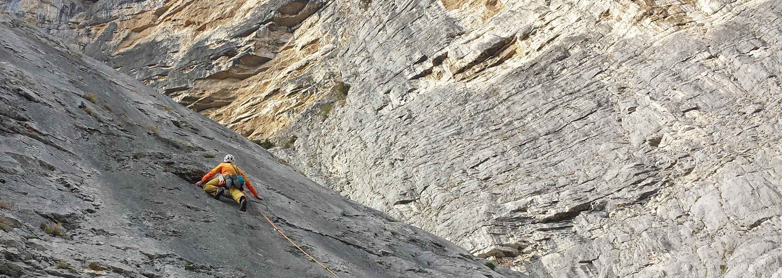Rock Climbing with a Mountain Guide in Bormio in the Stelvio National Park