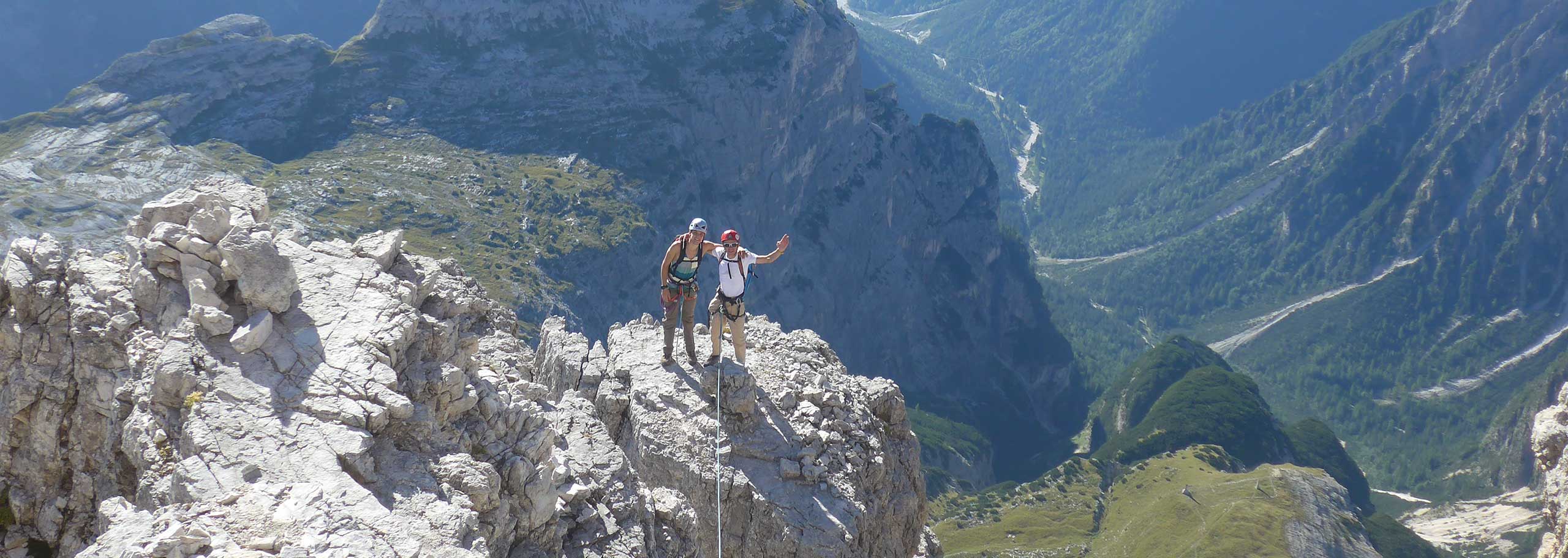 Climbing with a Mountain Guide in Val di Zoldo