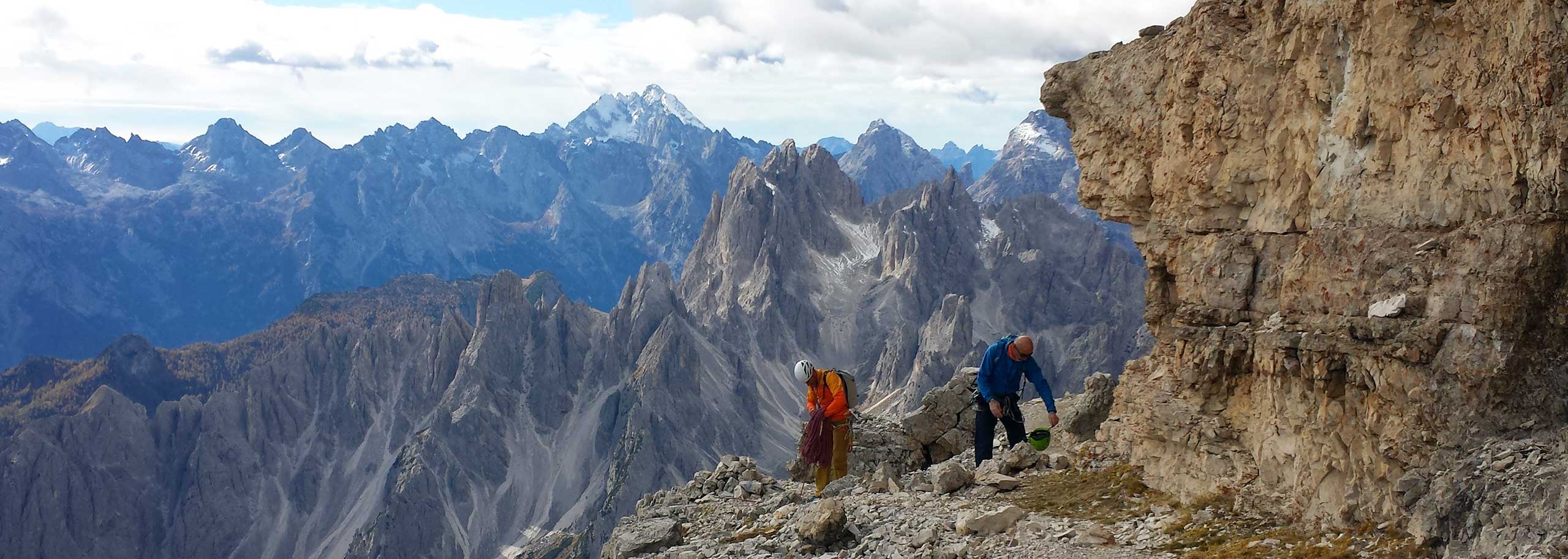 Climbing with a Mountain Guide in Alta Pusteria