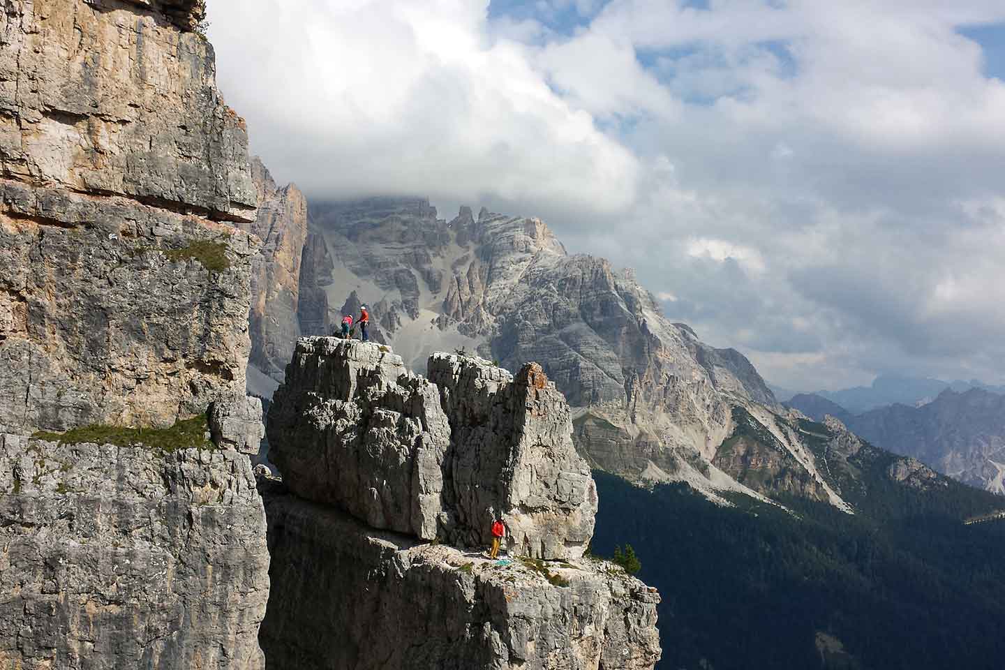 Climbing with a Mountain Guide in Cortina d'Ampezzo
