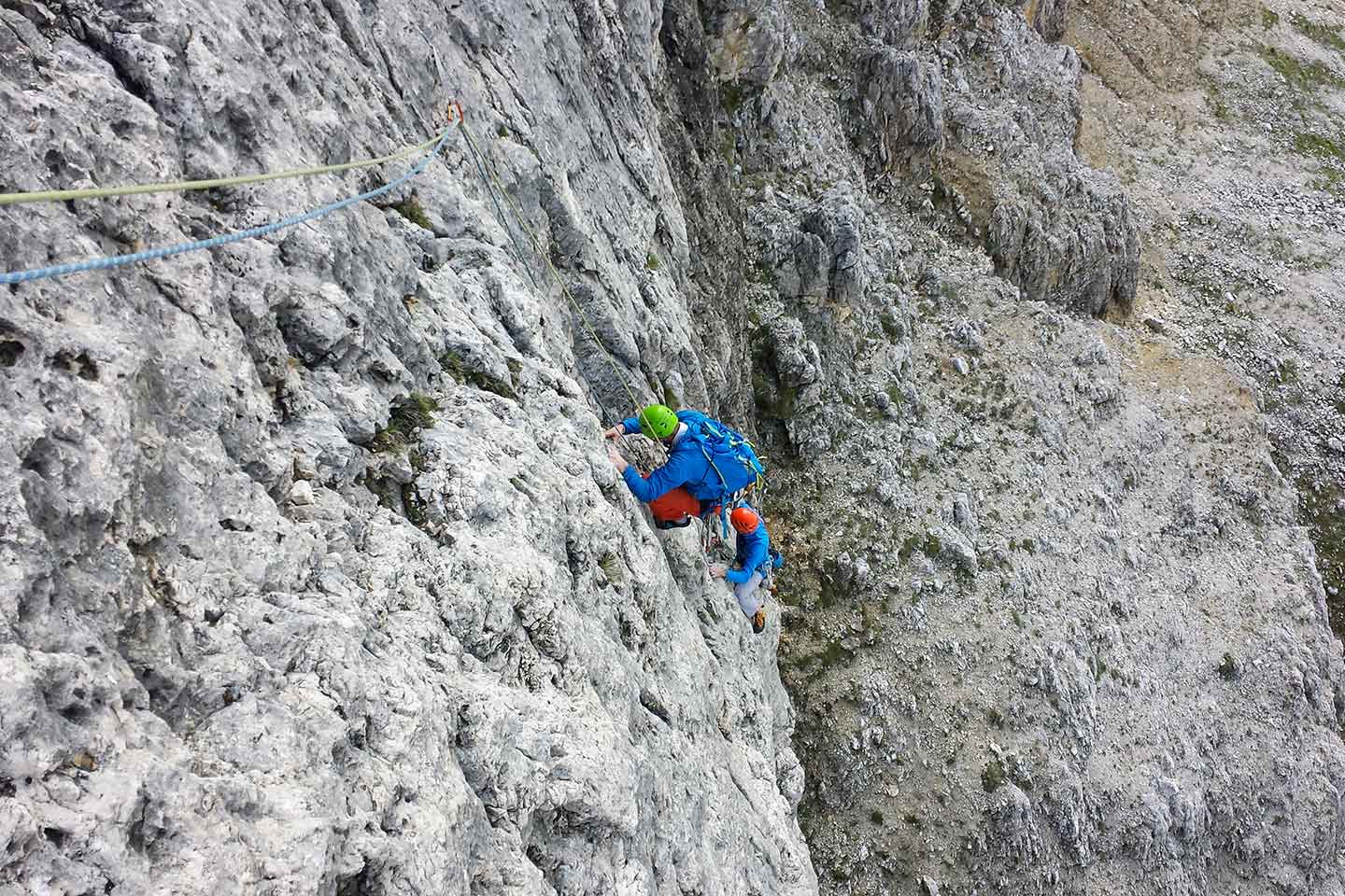 Climbing with a Mountain Guide in Cortina d'Ampezzo