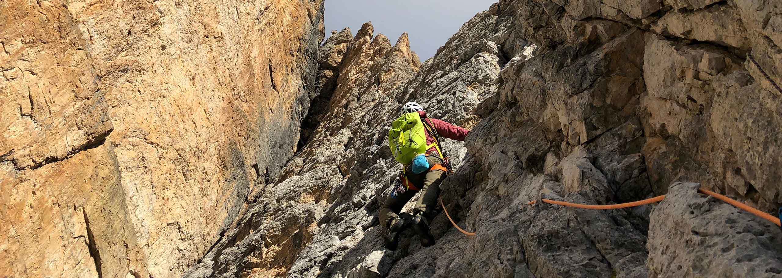 Climbing with a Mountain Guide in Madonna di Campiglio