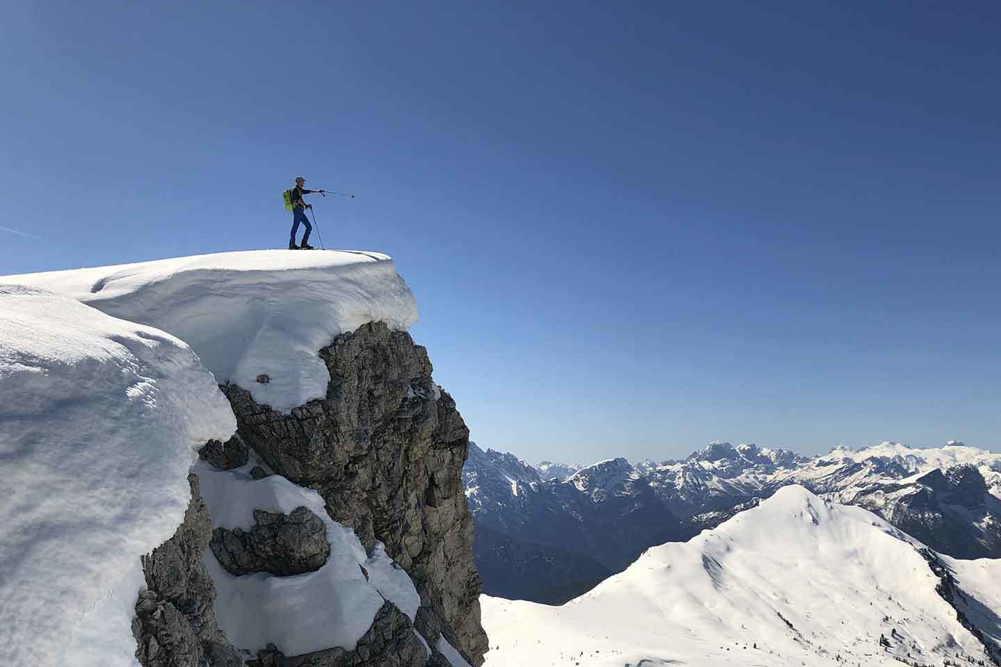 Snowshoeing in the Dolomites, Guided Snowshoes Hiking