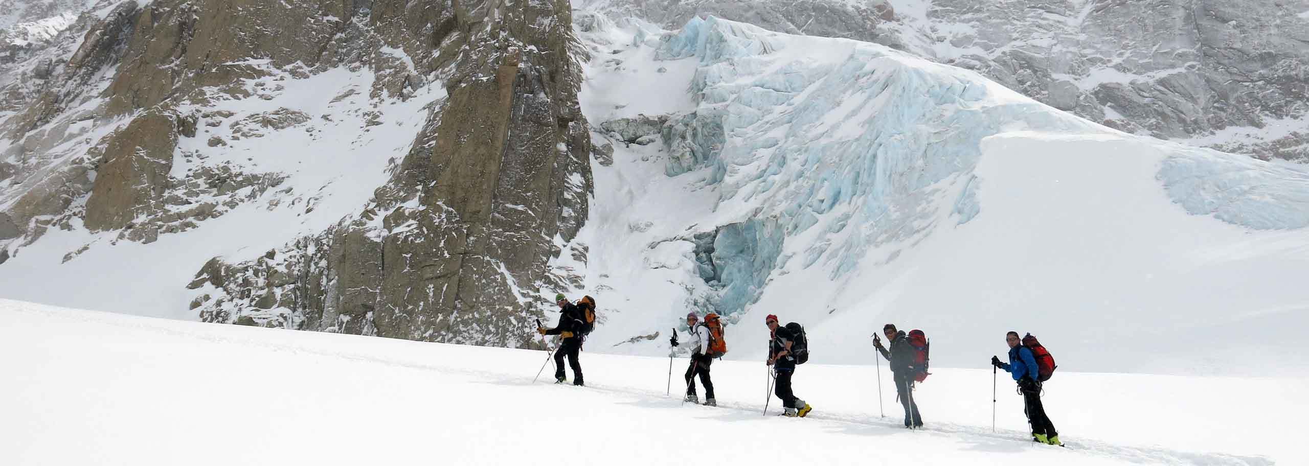 Scialpinismo a Courmayeur Mont Blanc con Guida Alpina