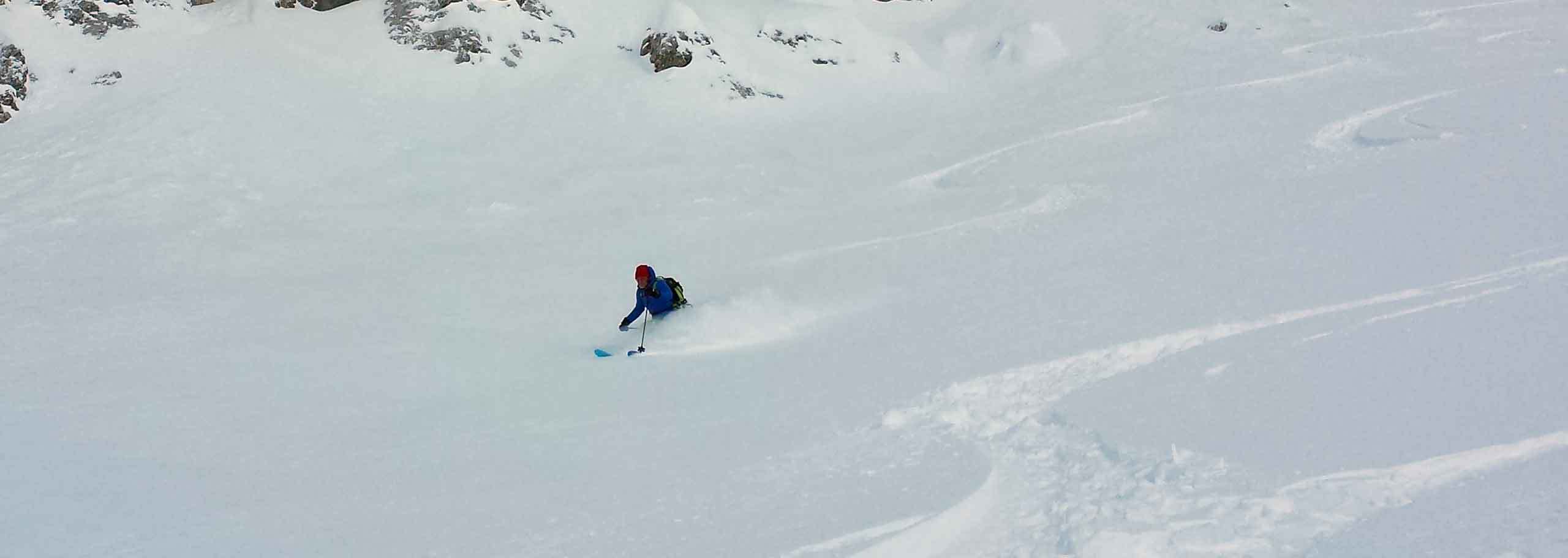 Off-piste Skiing in Madesimo, Guided Freeride Skiing