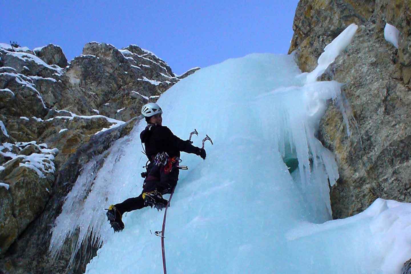 Arrampicata su Ghiaccio in Val di Rabbi, Cascate di Valorz