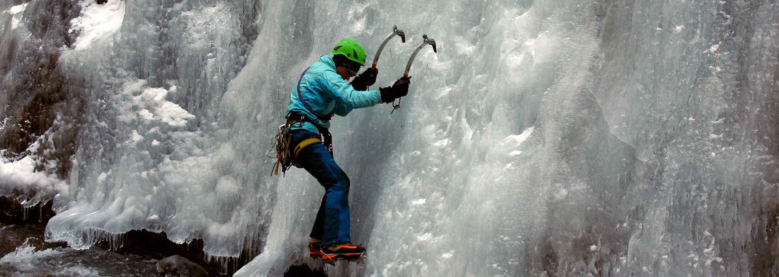 Val di Rabbi Ice Climbing Experience with a Mountain Guide