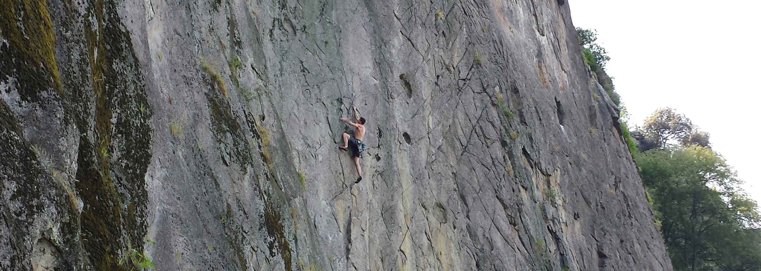 Rock Climbing in Rocca Pendice with a Mountain Guide