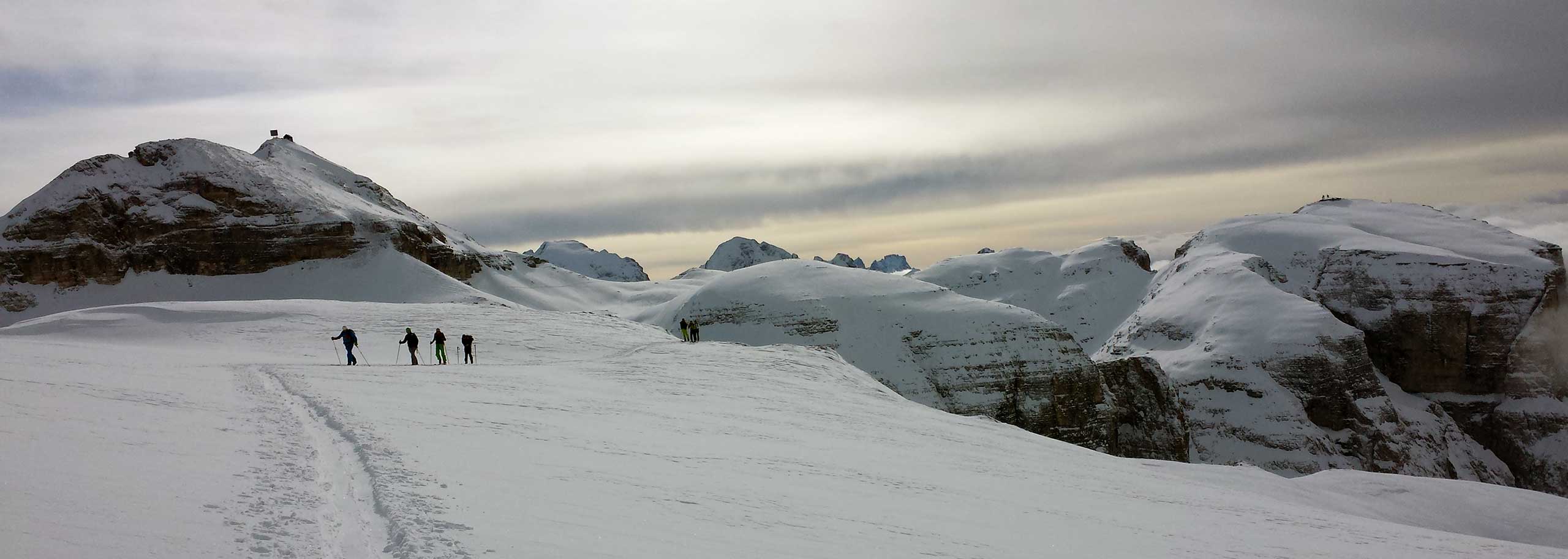 Sci Alpinismo in Dolomiti con le Guide Alpine della Val di Fassa