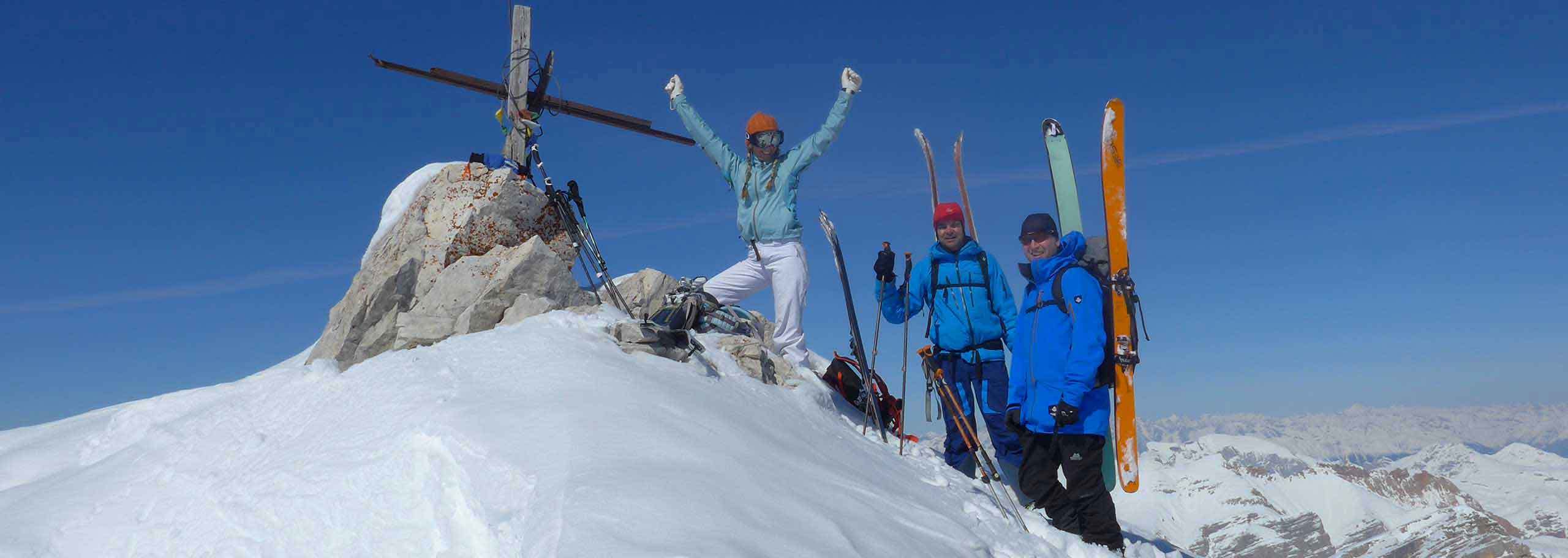 Ski Mountaineering in Ortisei, Ski Touring Trips and Courses