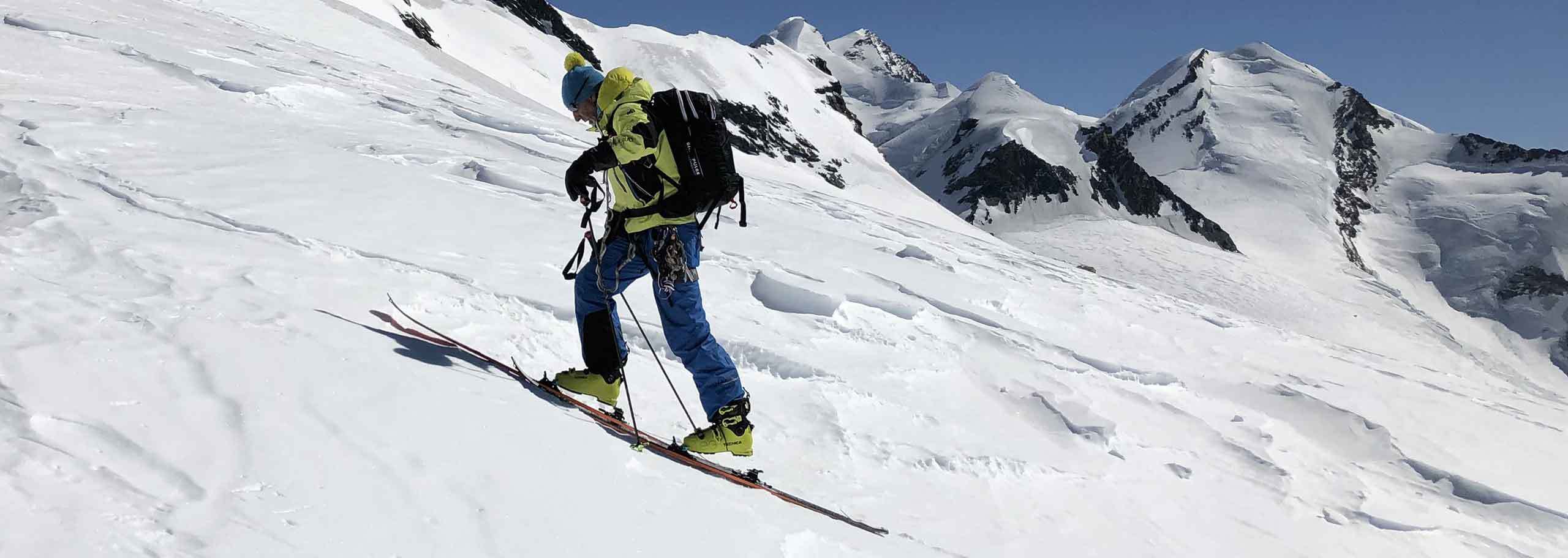 Sci Alpinismo con Guida Alpina a Champoluc, Monte Rosa