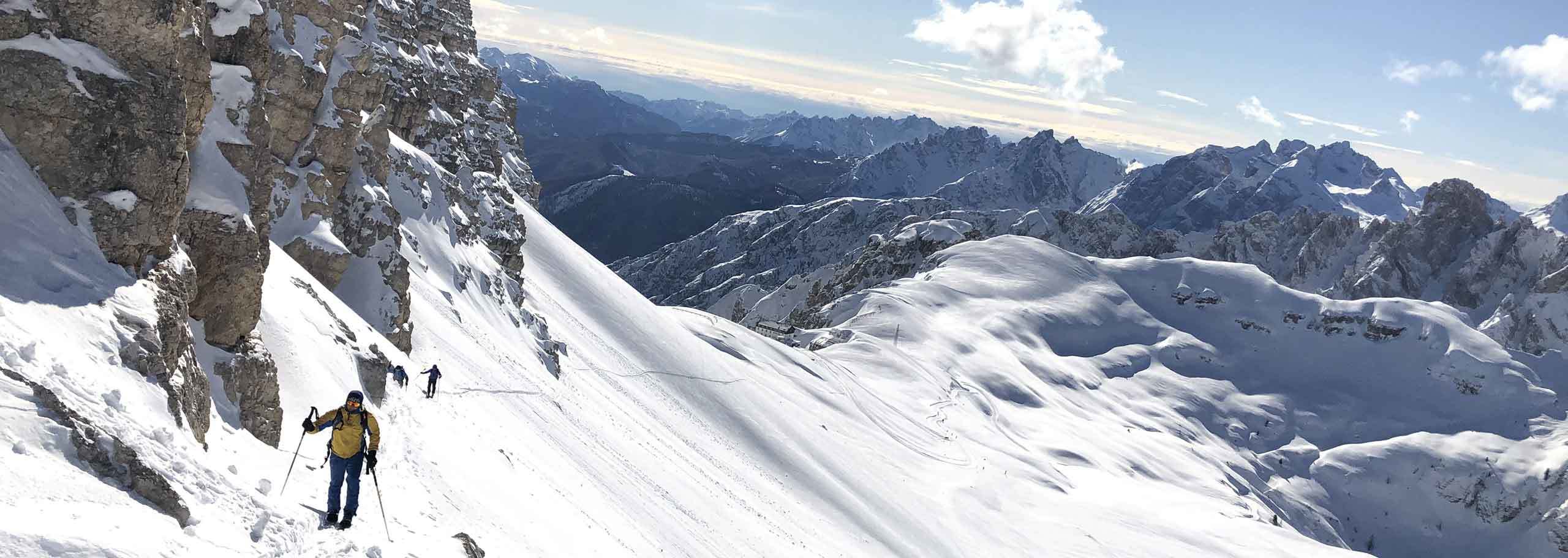 Ski Mountaineering in Auronzo di Cadore with a Mountain Guide