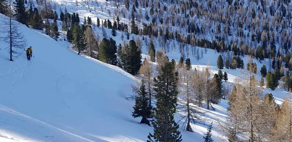 Ski Touring in Courmayeur to Mont Chetif