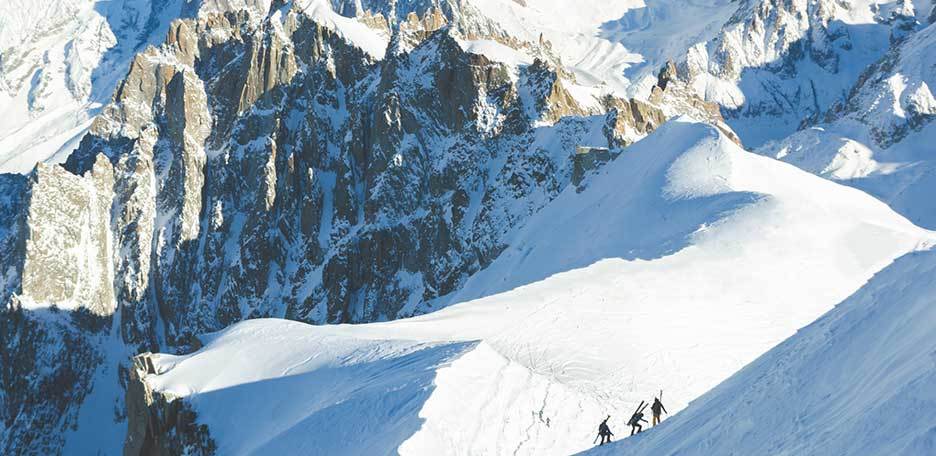 Mont Blanc Ski Touring from Grand Mulets Hut