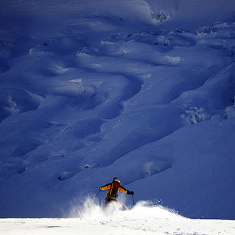 Sci Alpinismo al Monte Bianco dal Piton des Italiens