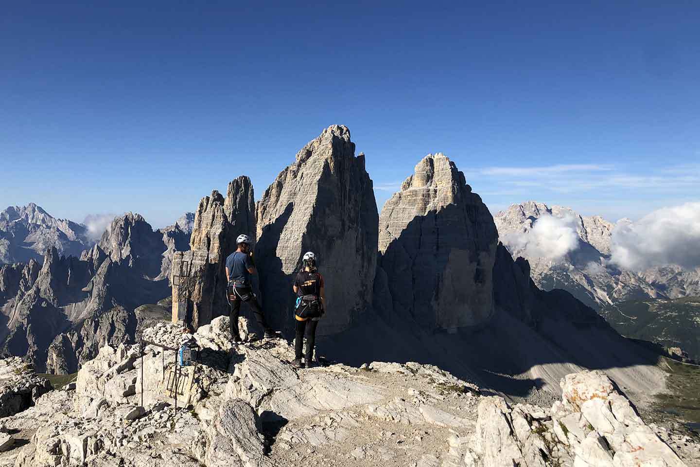 Via Ferrata nelle Tre Cime di Lavaredo, Paterno & Torre di Toblin