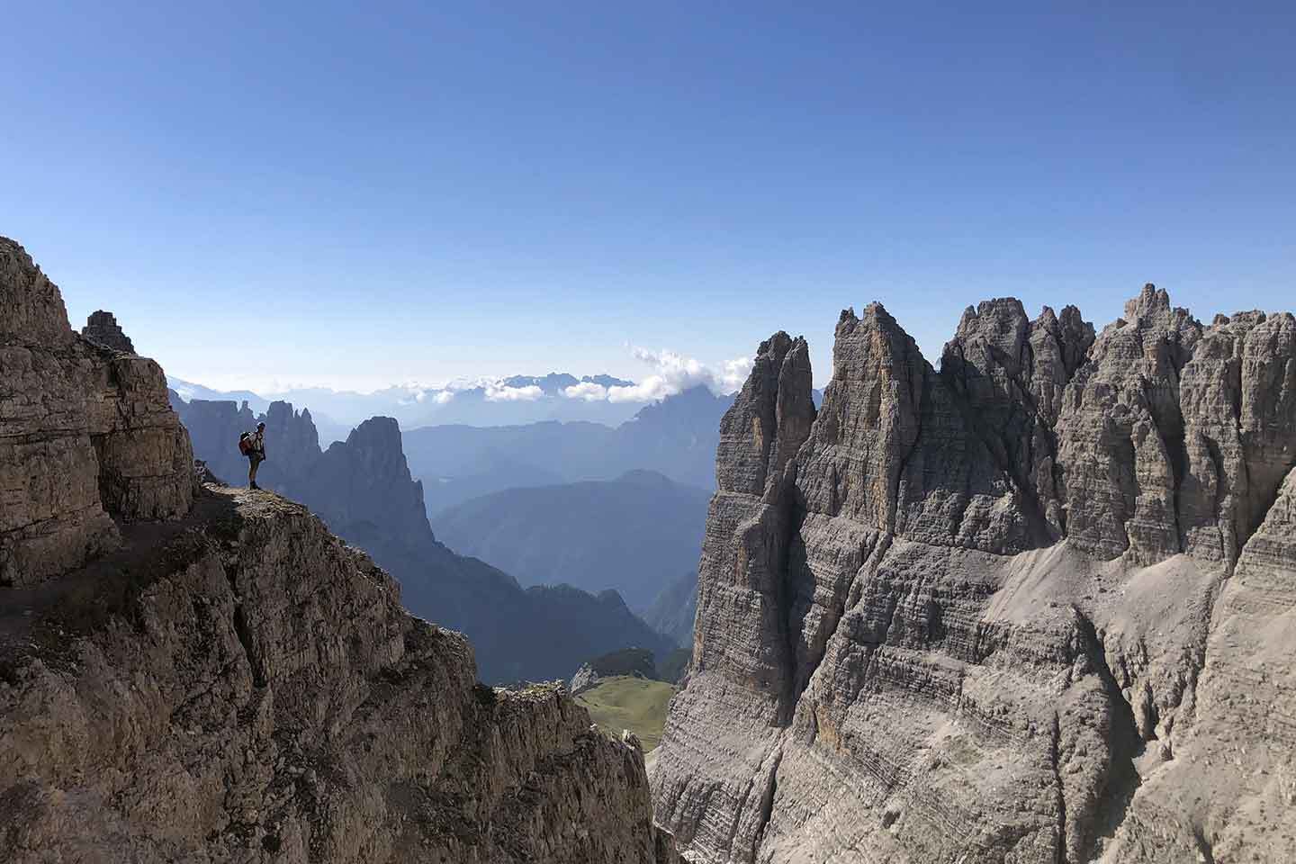 De Luca-Innerkofler Via Ferrata to Mount Paterno