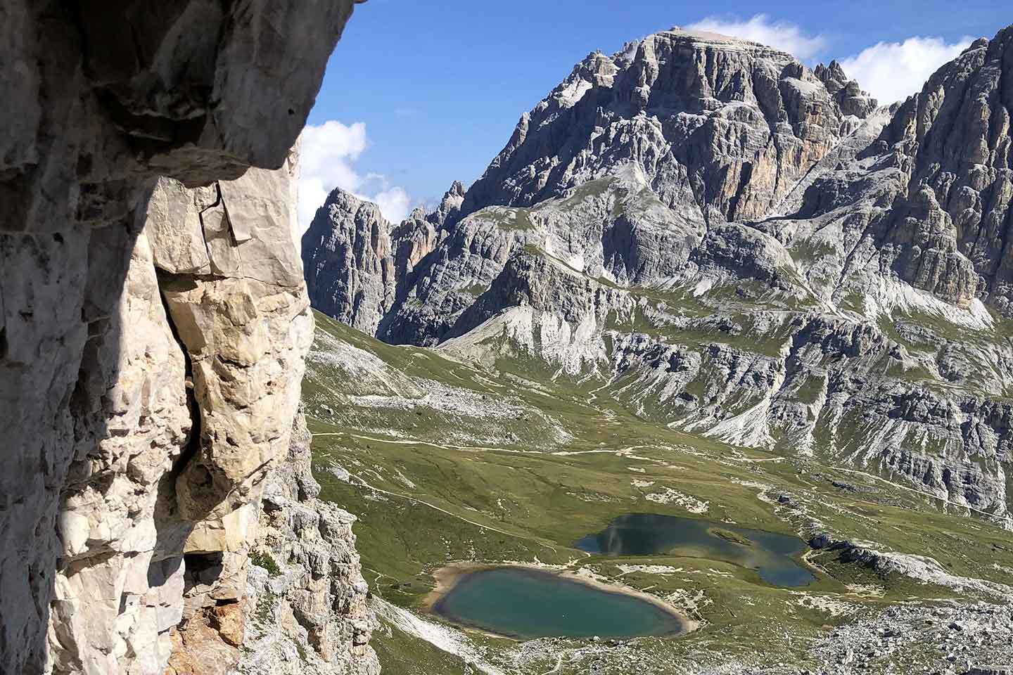 De Luca-Innerkofler Via Ferrata to Mount Paterno