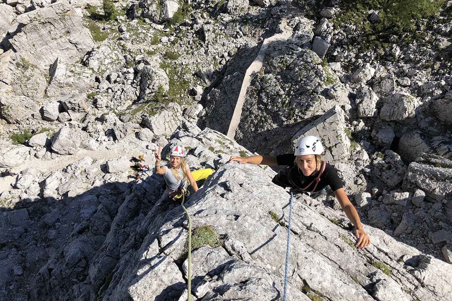 Arrampicata in 5 Torri, Corsi e Vie d'Arrampicata