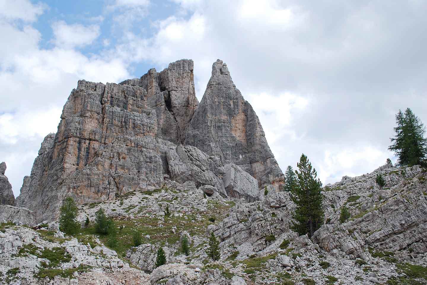 Cinque Torri Loop Tour in the Nuvolau Group