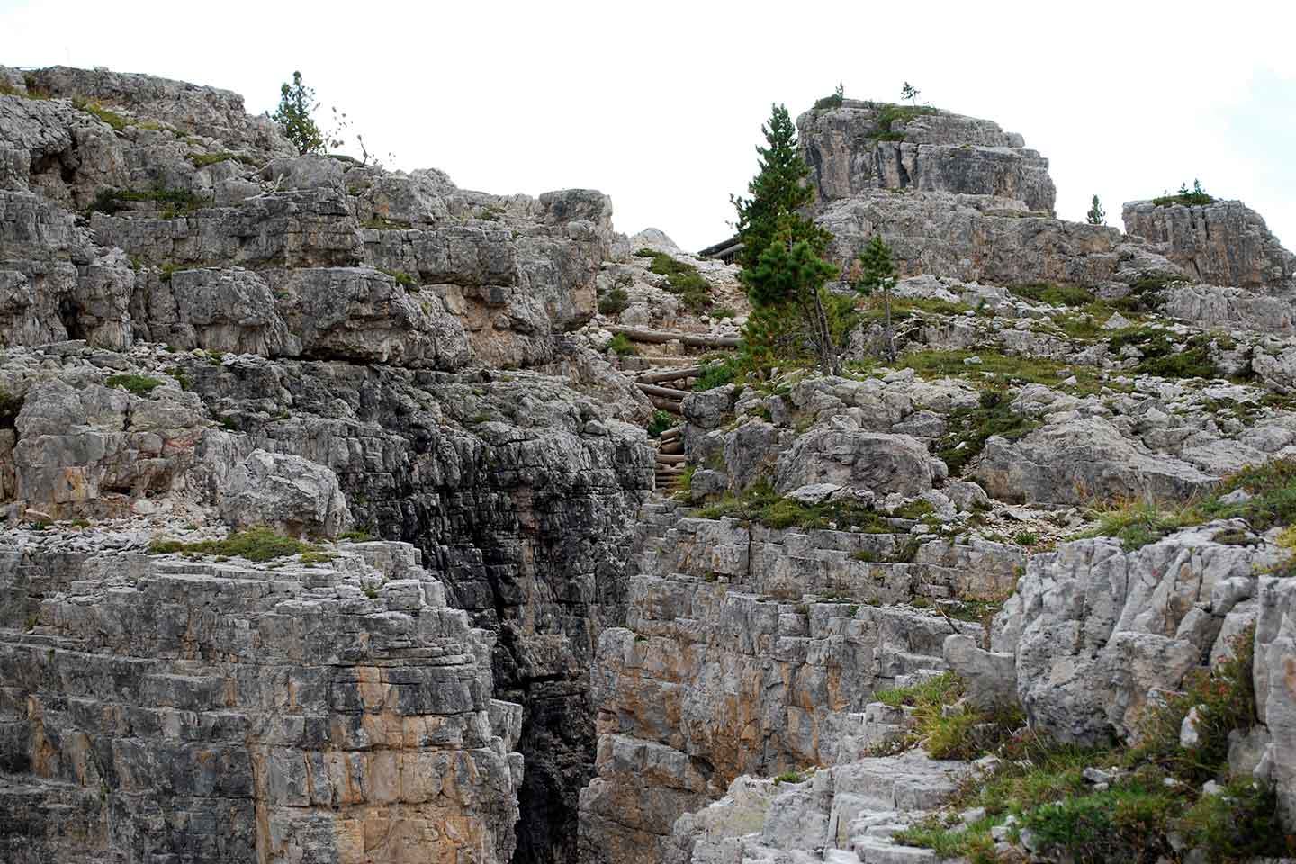 Cinque Torri Loop Tour in the Nuvolau Group