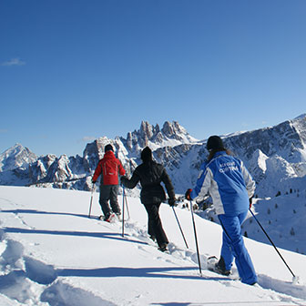 Ciaspolata alle Cinque Torri