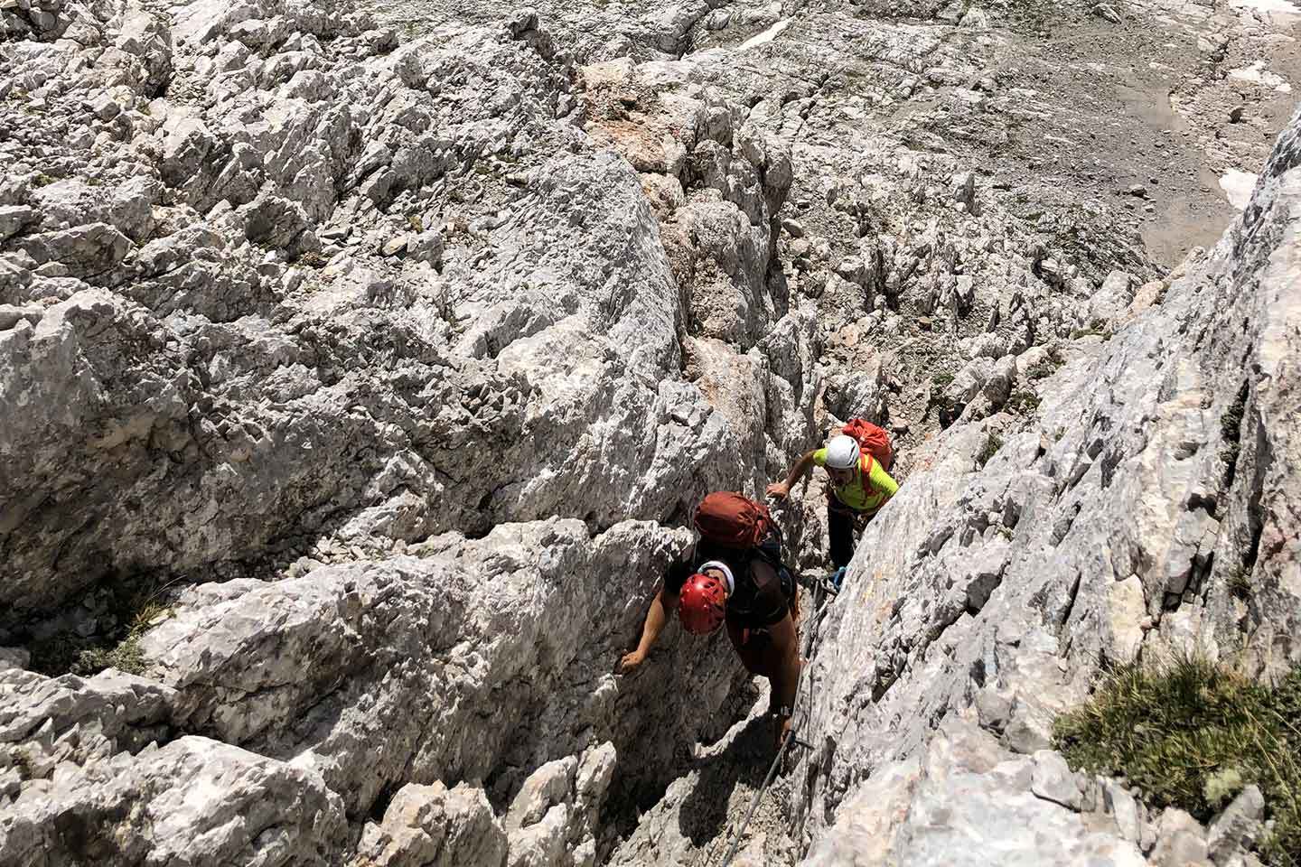 Ferrata degli Alleghesi al Monte Civetta