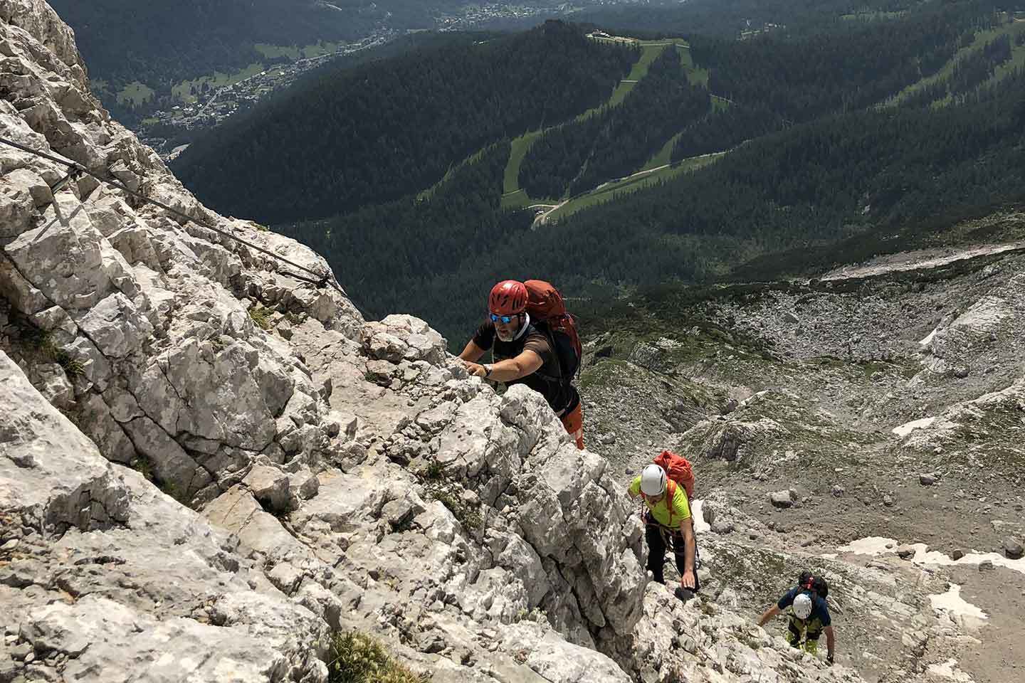 Ferrata degli Alleghesi al Monte Civetta