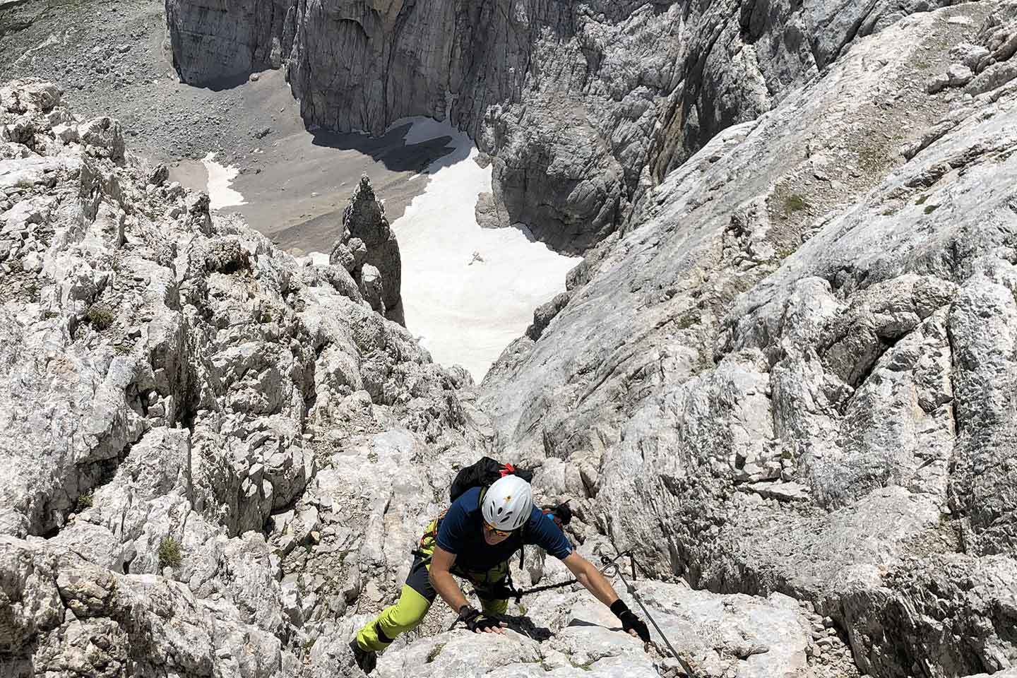 Ferrata degli Alleghesi al Monte Civetta