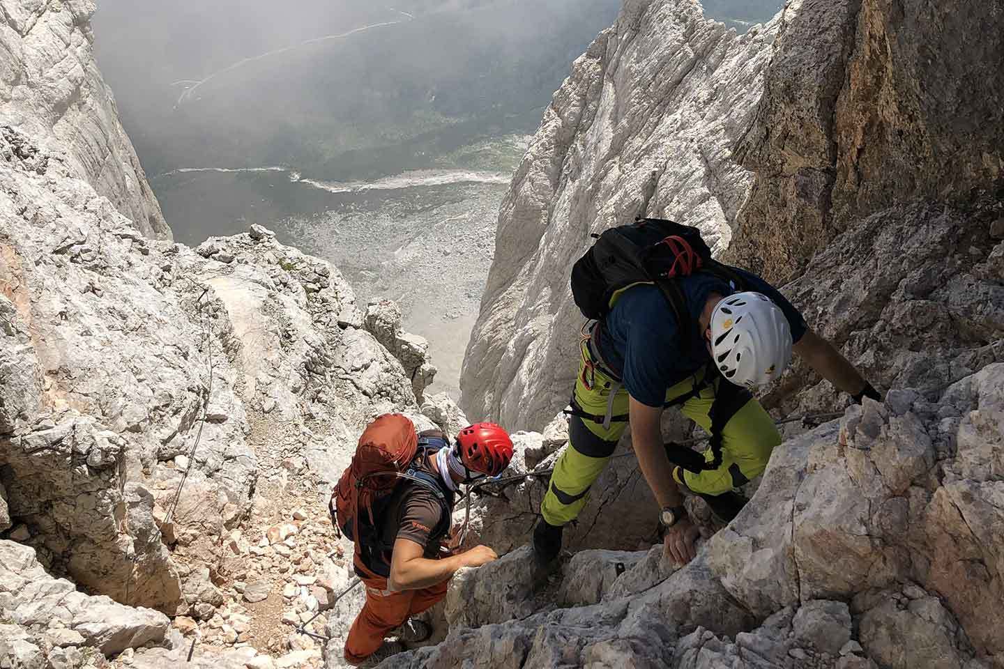 Alleghesi Via Ferrata to Mount Civetta