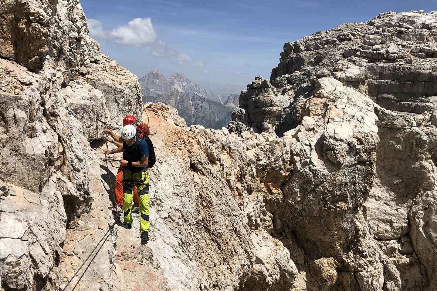 Ferrata degli Alleghesi al Monte Civetta