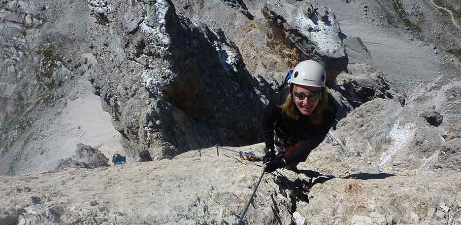 Ferrata degli Alleghesi al Monte Civetta