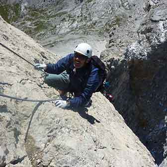 Ferrata degli Alleghesi al Monte Civetta