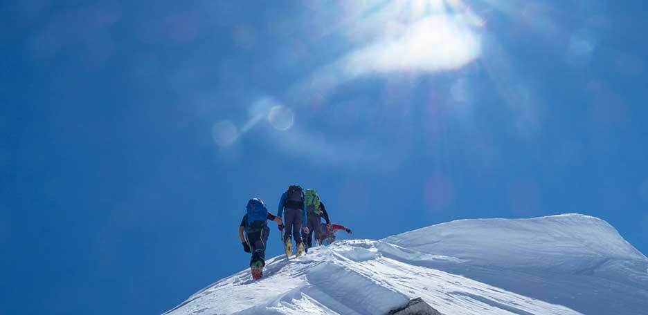 Ski Mountaineering to Dent d'Hérens, Ski Touring in Valpelline