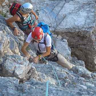 Arrampicata al Castelletto Inferiore, Spigolo Gasperi & Via Normale