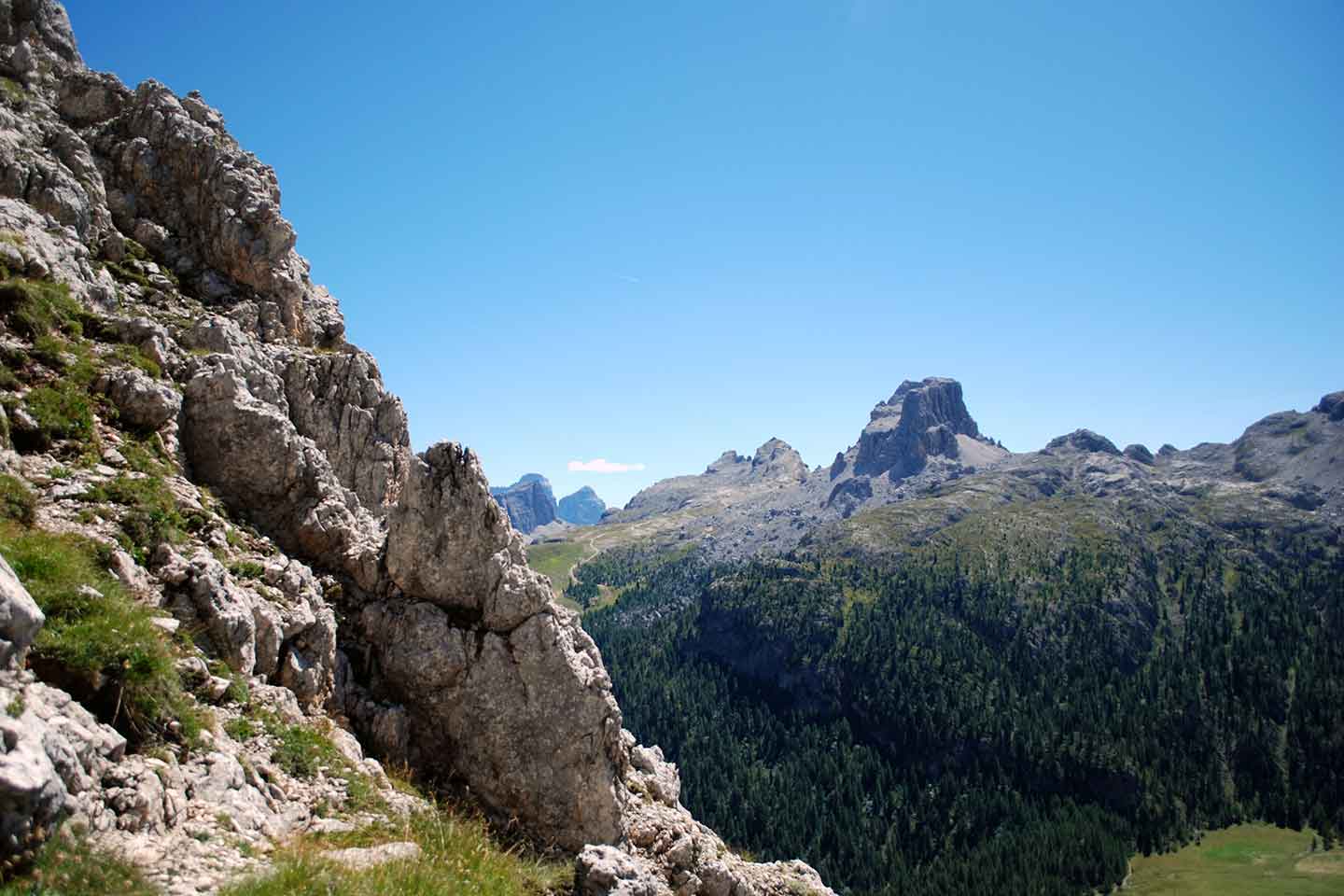 Via Ferrata Alpini to Col dei Bos