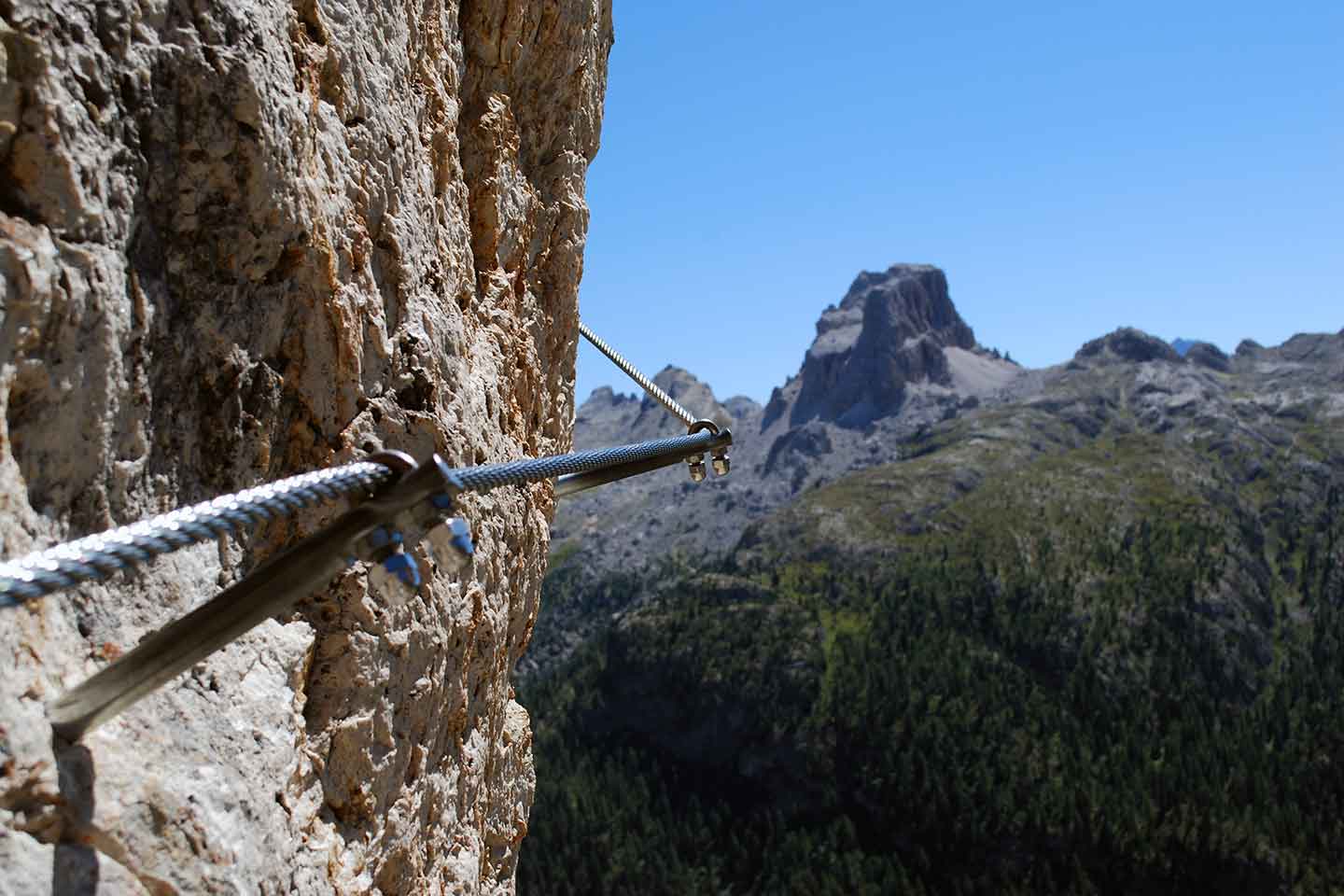 Via Ferrata Alpini to Col dei Bos