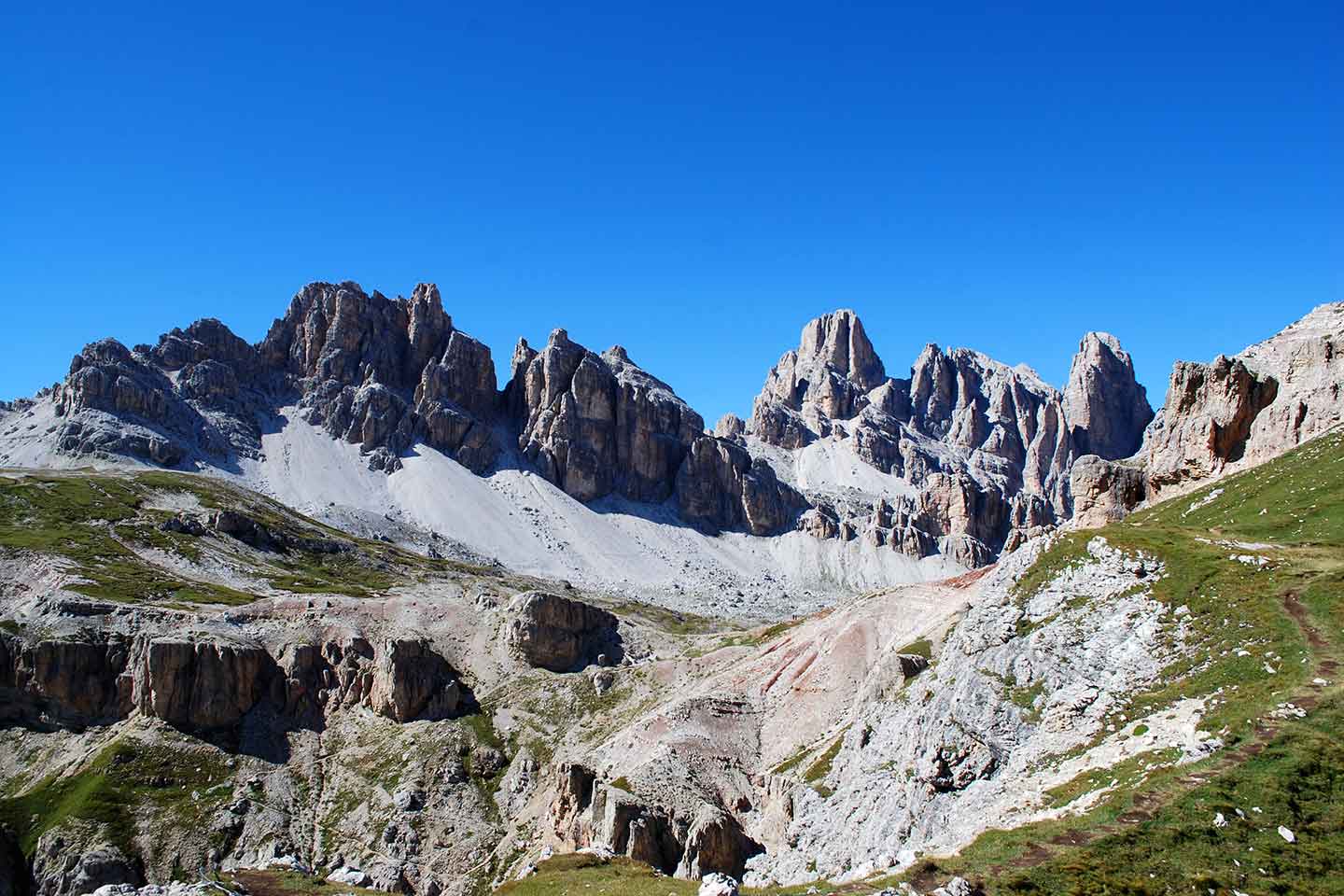 Via Ferrata Alpini to Col dei Bos