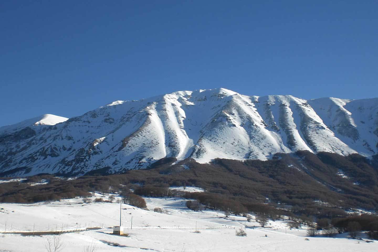 Sci Alpinismo al Monte Amaro per la Rava della Giumenta Bianca