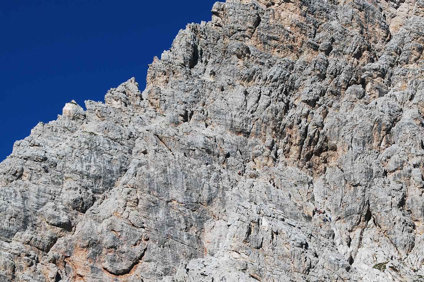 Via Ferrata Olivieri to Punta Anna in Tofana di Mezzo