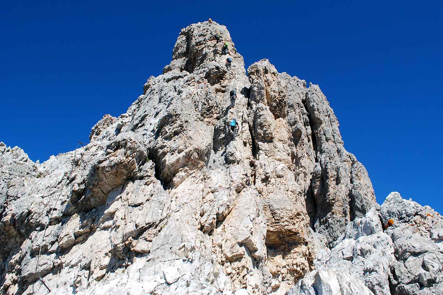 Via Ferrata Olivieri to Punta Anna in Tofana di Mezzo