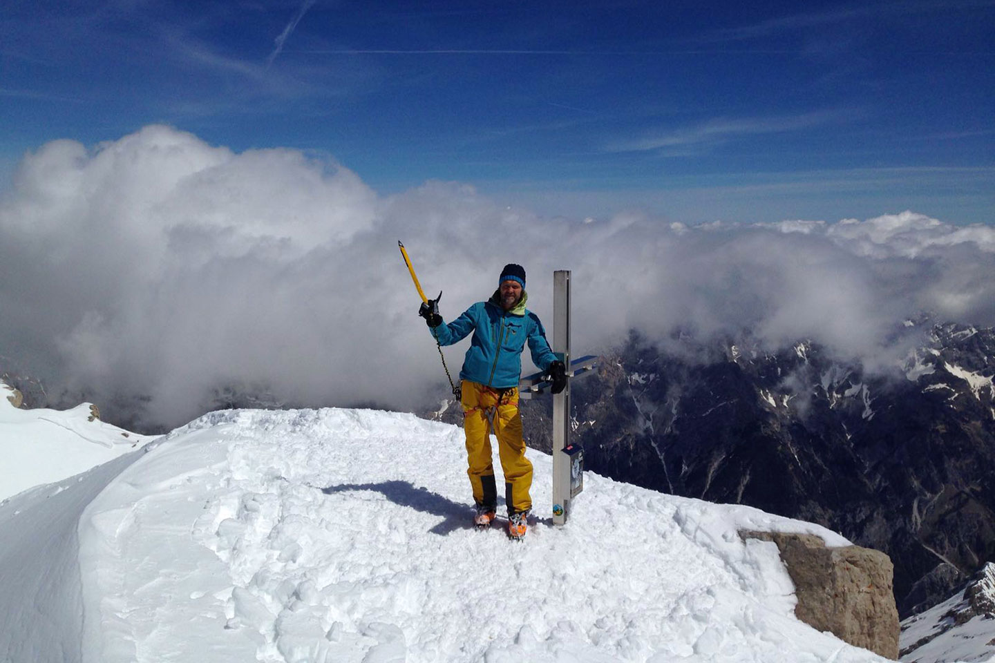 Ski Mountaineering to the Top of Antelao Mountain