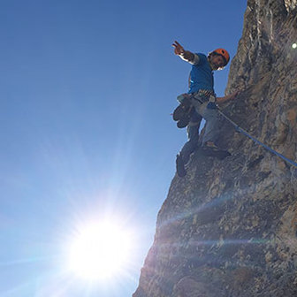 Soldanella Climbing Route to Cima Grostè