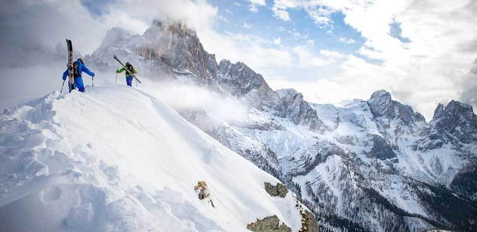 Ski Mountaineering to Cima d'Asta in the Lagorai Range