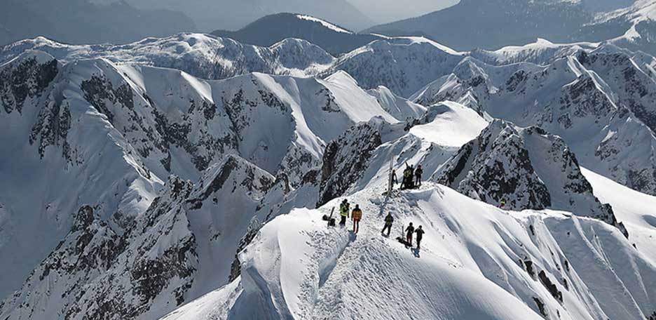 Ski Mountaineering to Cima d'Asta from the West Ridge