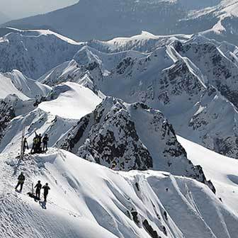 Ski Mountaineering to Cima d'Asta from the West Ridge